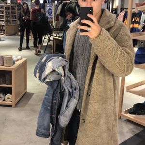 Urban outfitters brown Sherpa jacket